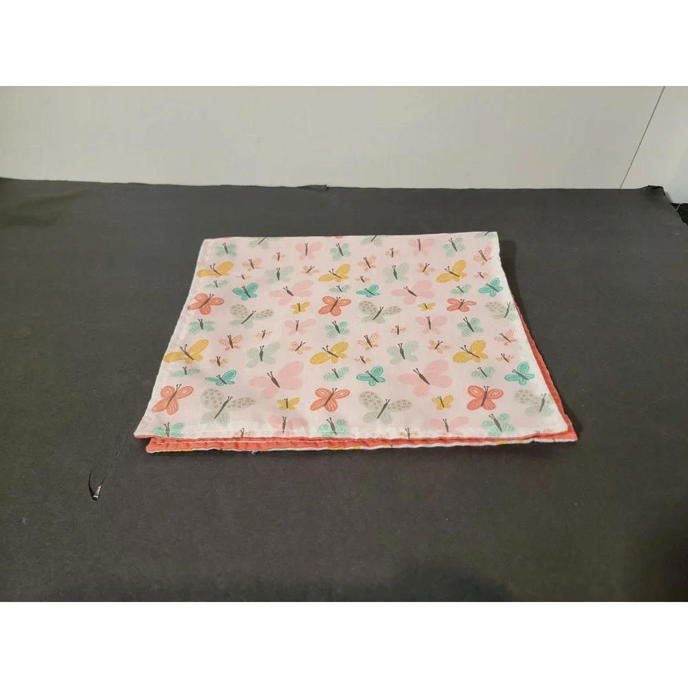 Barbie Doll Bed Blanket Comforter Bedroom Dollhouse Toy Barbi Pink Butterflies